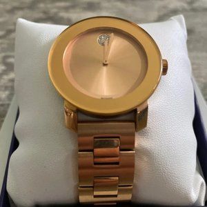 Movado Bold Rose Gold Watch